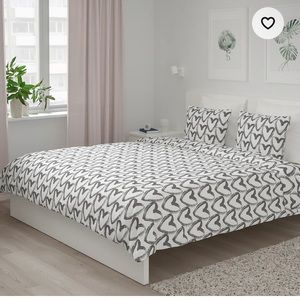 Full Heart Duvet Cover ONLY w/Pink pillow Cases